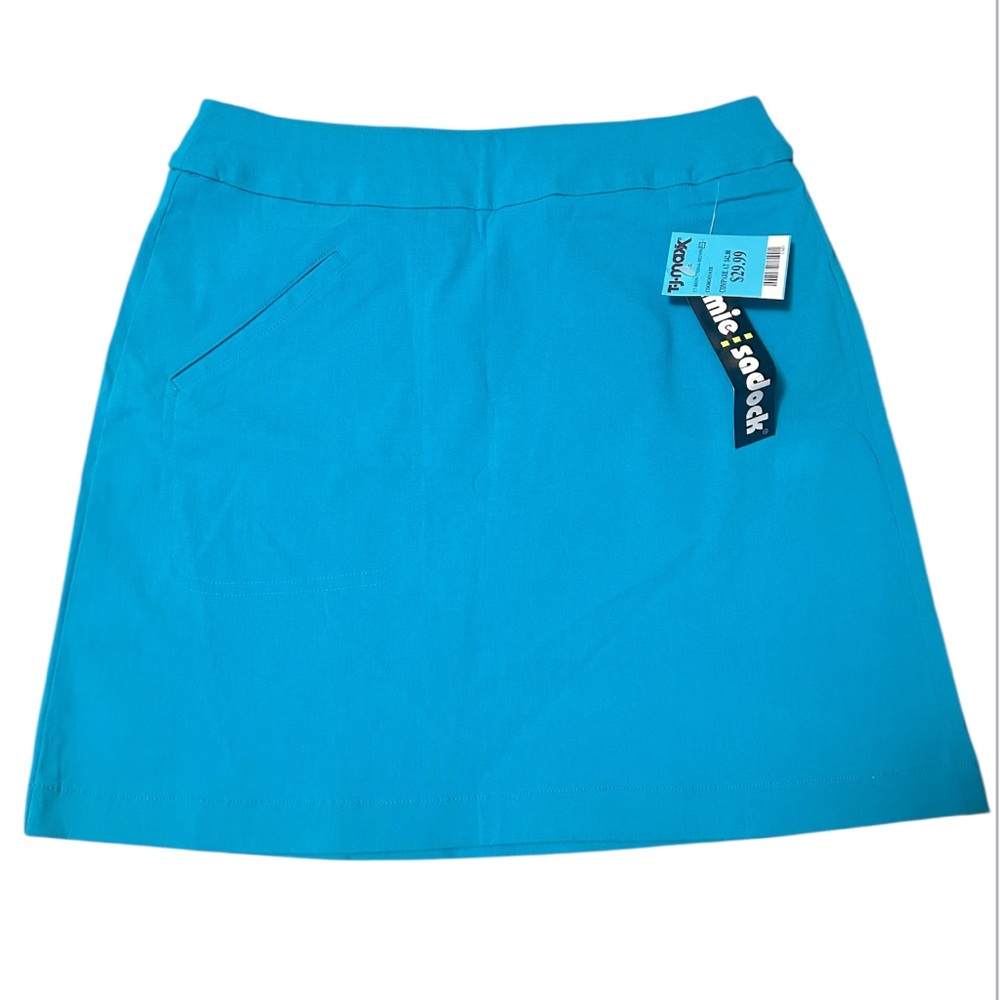 Jamie Sadock Blue A-Line Mini Skirt for Casual Wear, stretch.